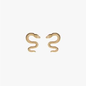 Ana Luisa boa snake gold plated earrings
